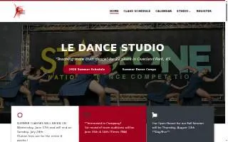 LE Dance Studio of Leawood website