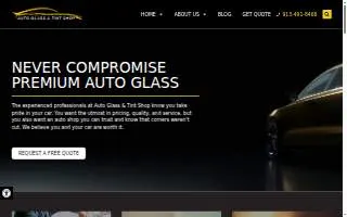 Auto Glass & Tint Shop of Merriam website