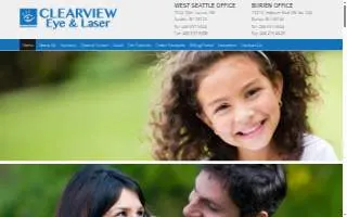 ClearView Eye Care website