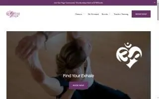 Darling Yoga website