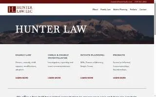 Michael C. Hunter, Attorney at Law, LLC of Lenexa website
