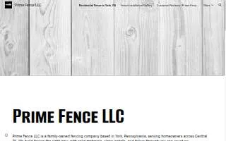Prime Fence Company, LLC of Lenexa website