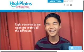 High Plains Orthodontics of Liberal website