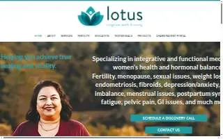 Lotus Integrative Health website