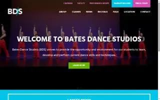Bates Dance Studios website