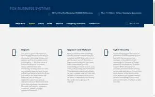 Fox Business Systems website