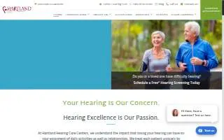 Hartland Hearing Care Centers of Manhattan website