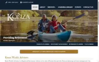 Konza Wealth Advisors website