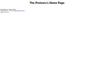 Pretzer Build website