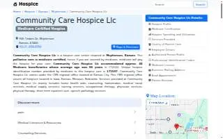 Community Care Hospice website