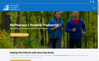 Community Foot Clinic - McPherson website