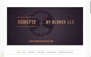 HOMEFIX by Blunck website