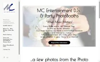 MC Entertainment DJs & Party PhotoBooths of McPherson website