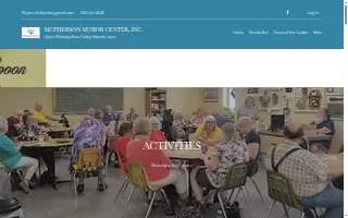 Mc Pherson Senior Center website