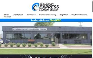 Mcpherson Express Laundry Center website