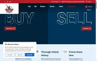 Country Hill Motors of Merriam website