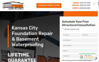KC Pier Basement Waterproofing and Foundation Repair of Merriam