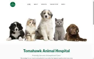 Tomahawk Animal Hospital of Merriam website