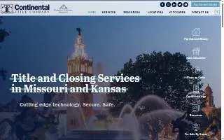 Continental Title Company - Overland Park Corporate of Spring Hill website