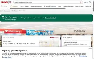 CVS Pharmacy of Mission website