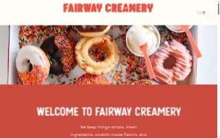 Fairway Creamery of Mission website