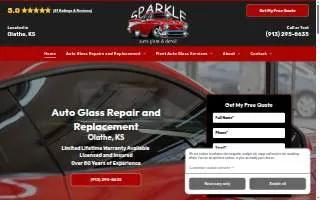 Sparkle Autoglass of Grandview website