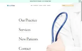 Axtell Clinic website