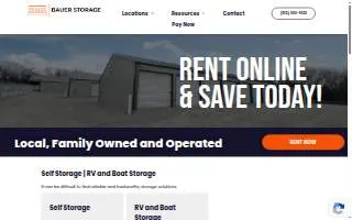 Bauer Storage - Newton, Kansas website