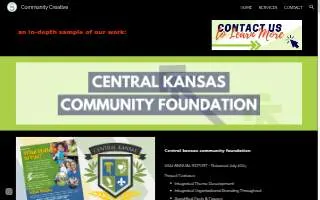 Community Creative Services website
