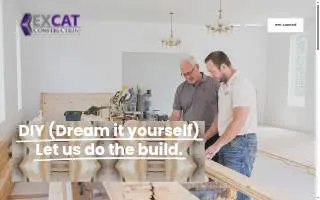 Ex Cat Construction website