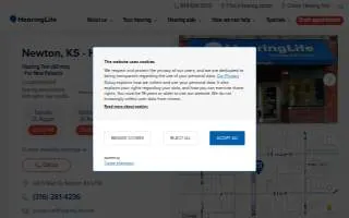 HearingLife of Newton KS website