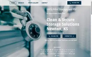 Hill's Mini Storage And RV website
