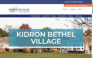 Kidron Bethel Village website