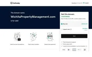 Wichita Property Management website