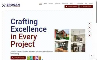 Brogan Painting & Remodeling website