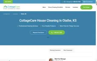 CottageCare Olathe website
