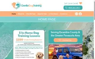 Gentle Dog Training of Overland Park website