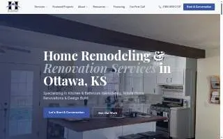 Harshaw Home Renovators website