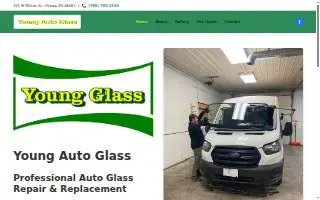 Young Auto Glass LLC website