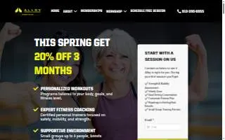Alloy Personal Training Overland Park website