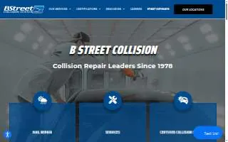 B Street Collision of Overland Park website