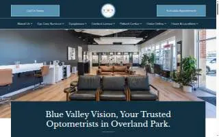 Blue Valley Vision of Overland Park website