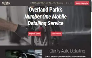 Clarity Mobile Detailing website