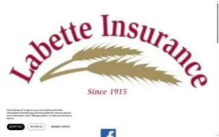 Labette Insurance website