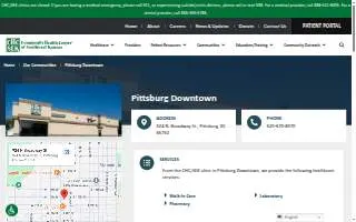 Community Health Center of Southeast Kansas Downtown website