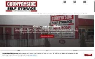 Countryside Self-Storage Pittsburg website