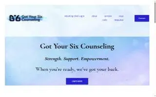 Got Your Six Counseling, LLC website