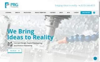 PRG Prototyping website