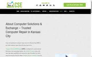 Computer Solutions website