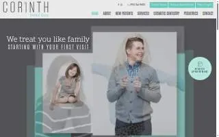Corinth Dentistry website